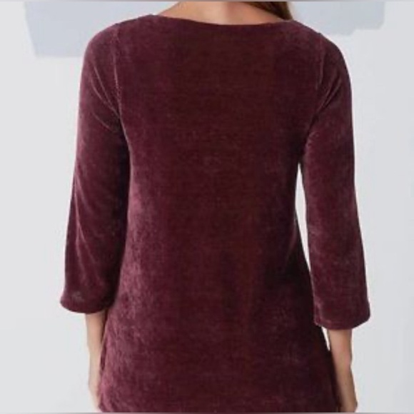 JJill Eggplant Wearever Tunic Size L - Picture 4 of 10